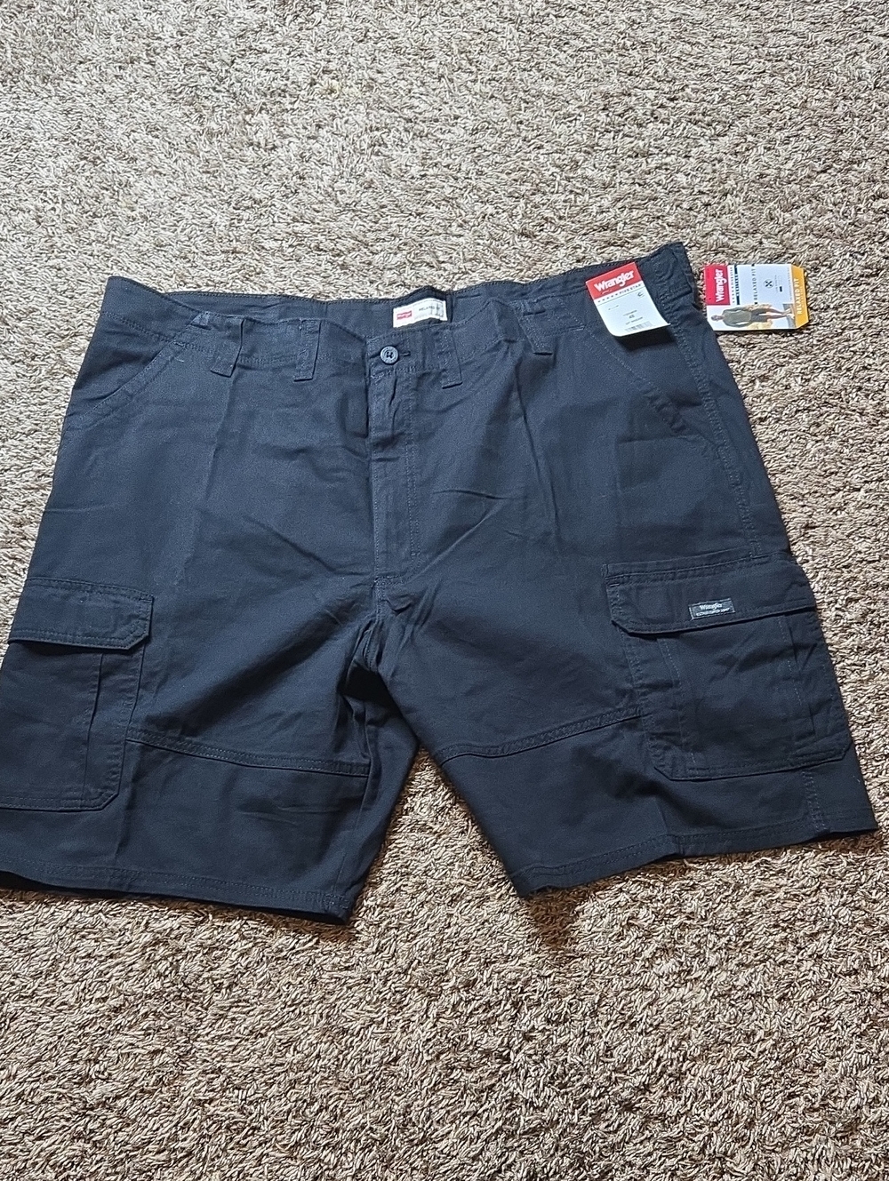 Wrangler Heritage Five Star Size 48 Plus Size Relaxed Fit Cargo Shorts
